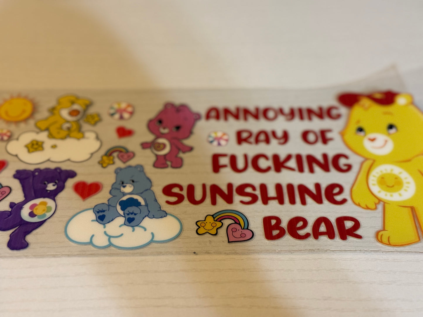 Annoying ray of sunshine bear