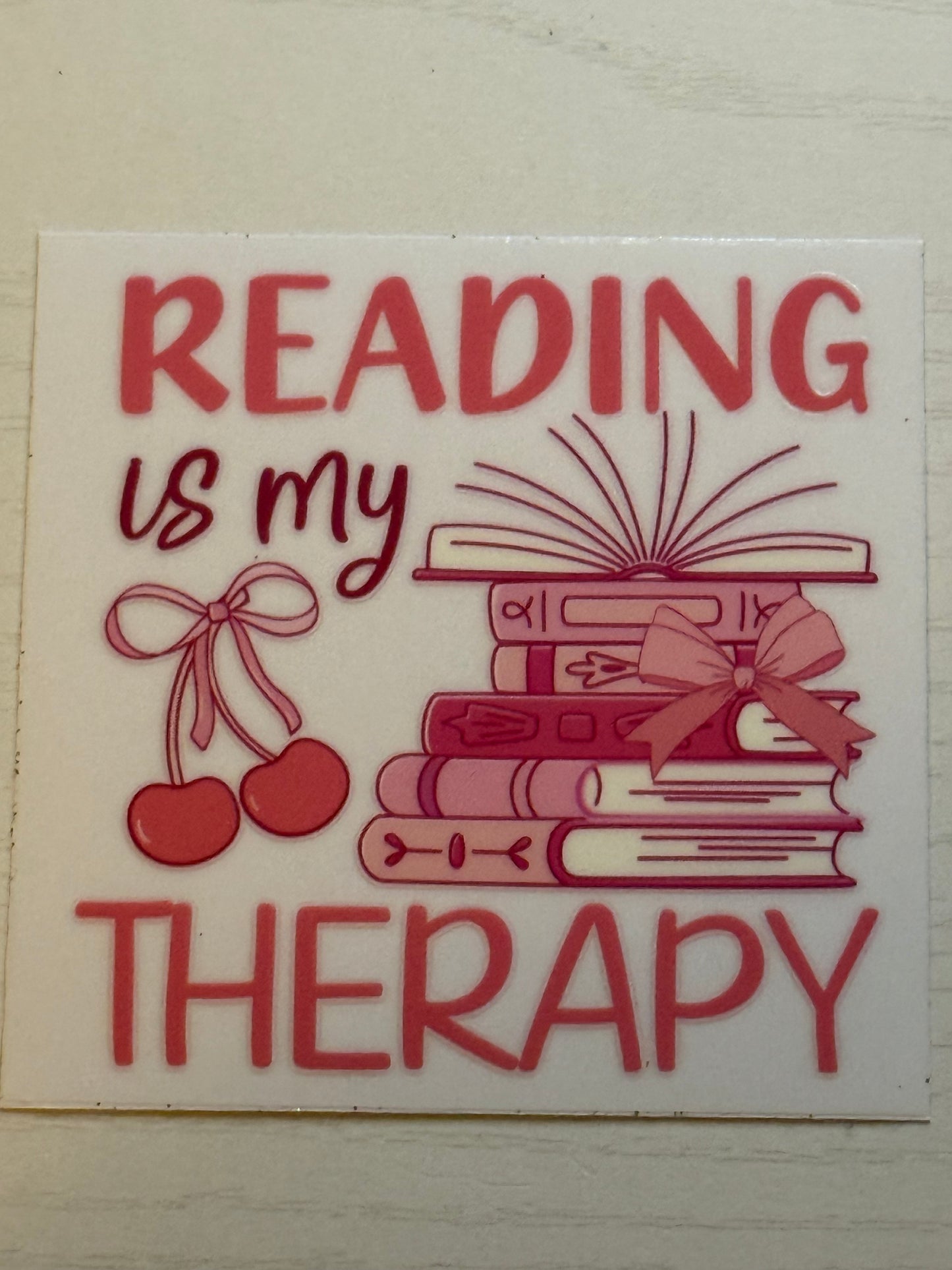 Reading is my therapy