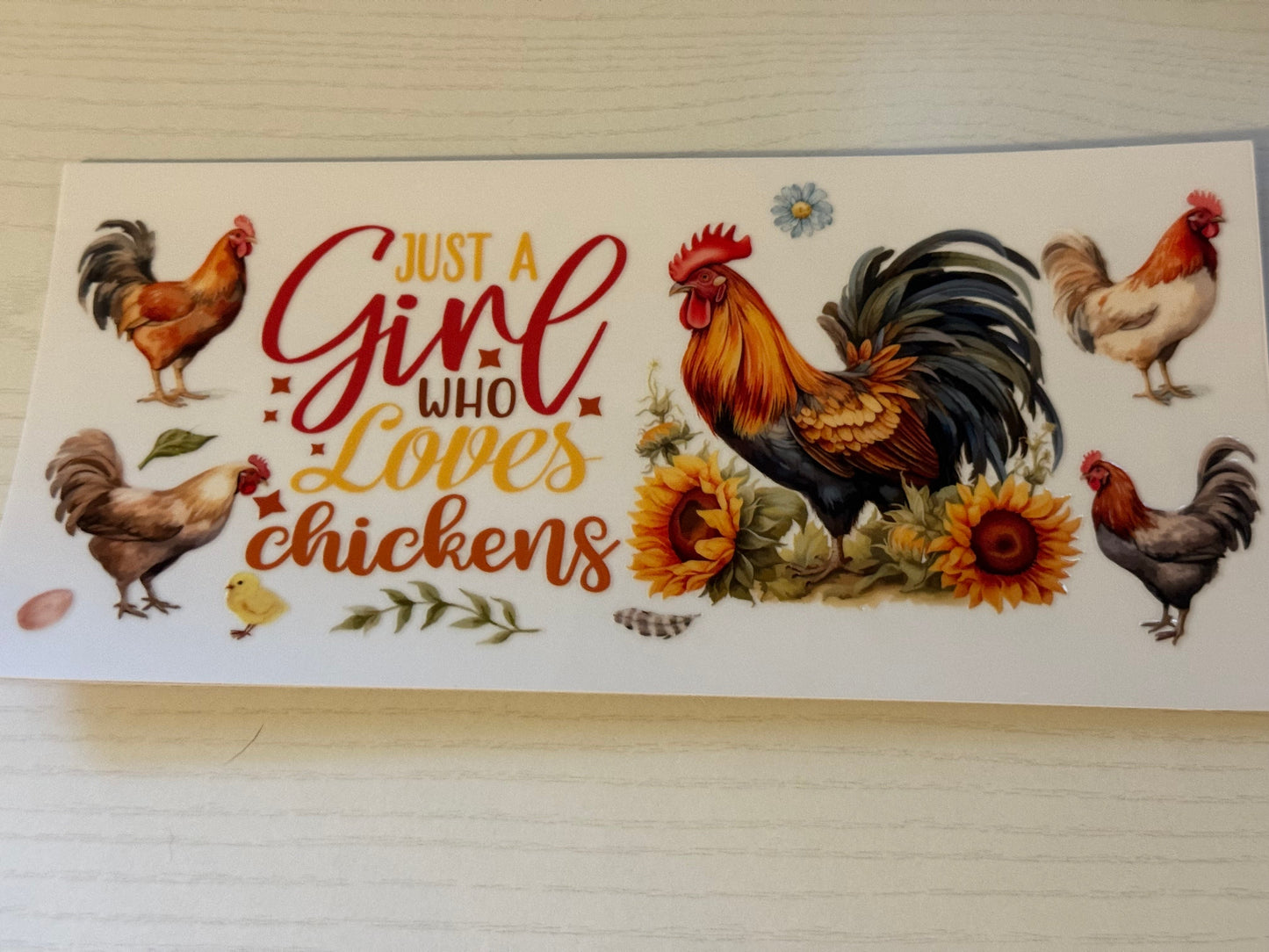 Just a girl who loves chickens