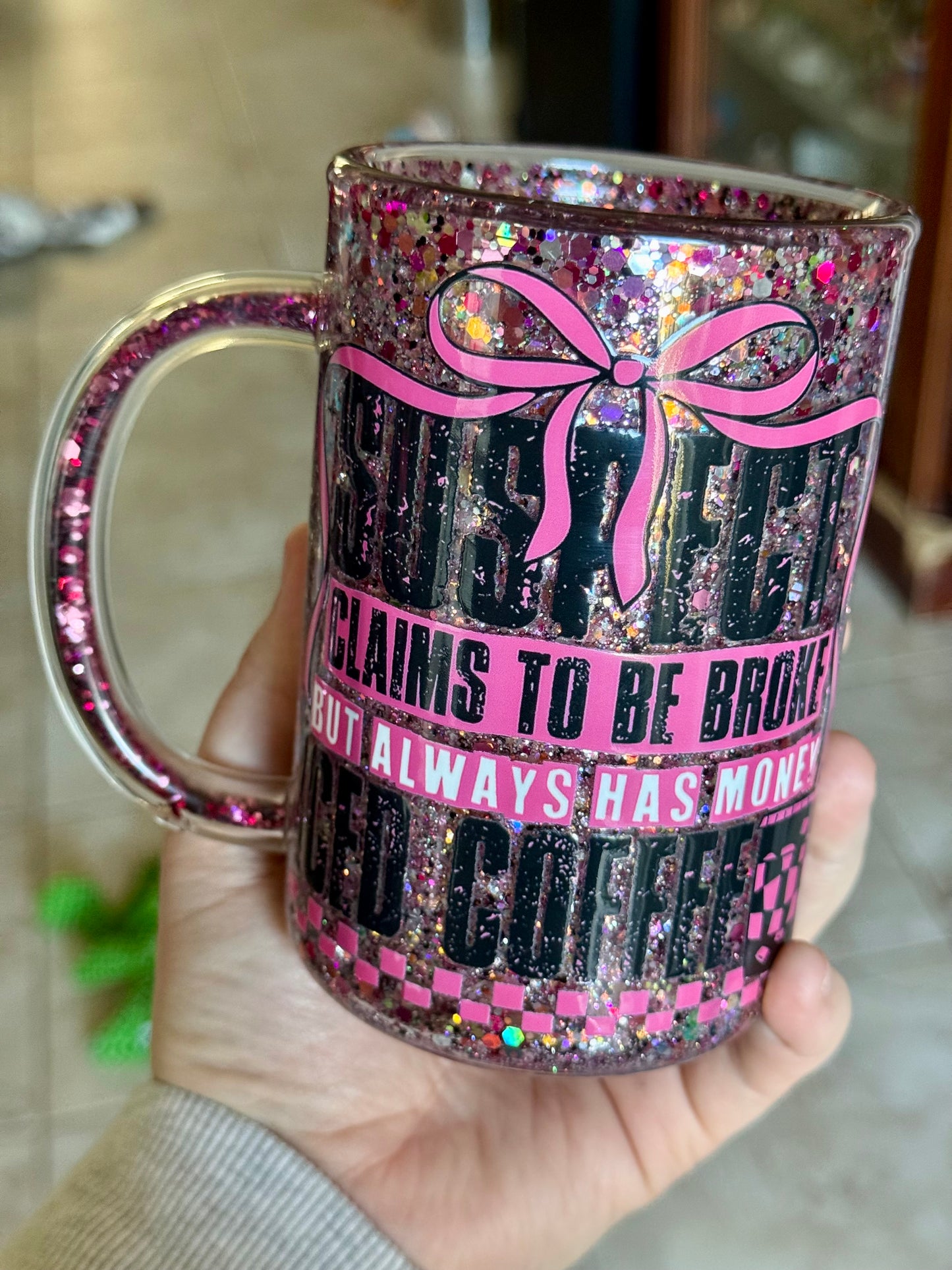 15oz Glitter Mug