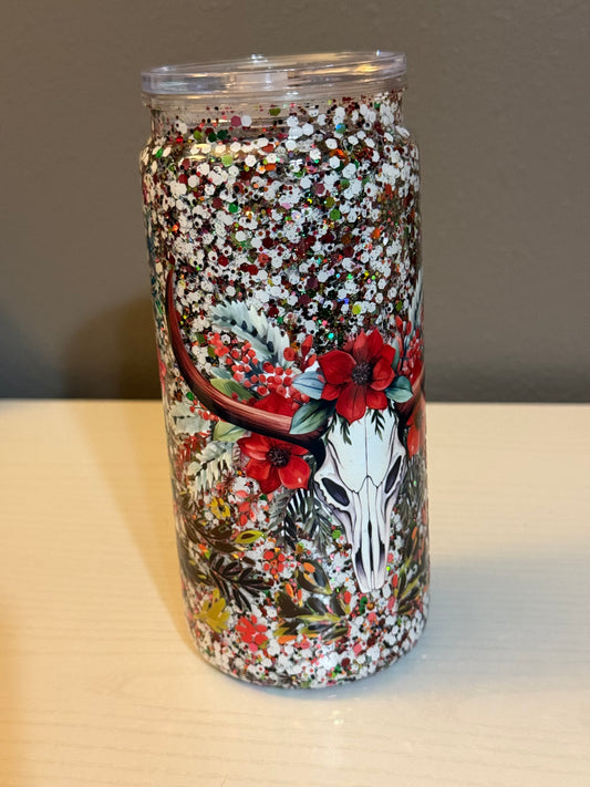 20oz Acrylic Snow Globe Cup
