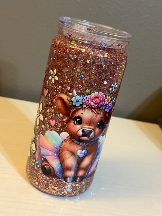 20oz Acrylic Snow Globe Cup