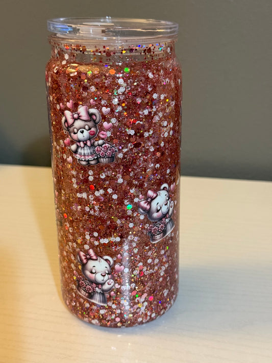 20oz Acrylic Snow Globe Cup