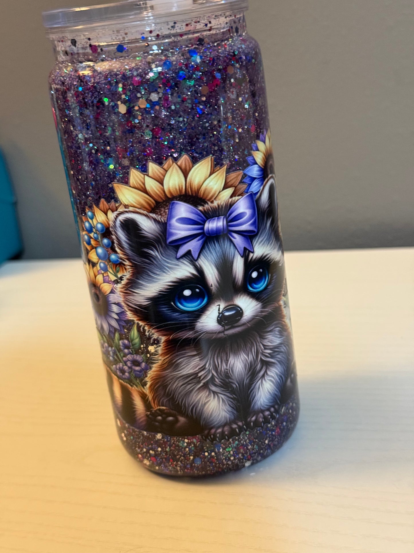 20oz Acrylic Snow Globe Cup