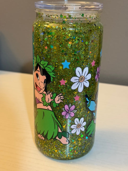 20oz Acrylic Snow Globe Cup