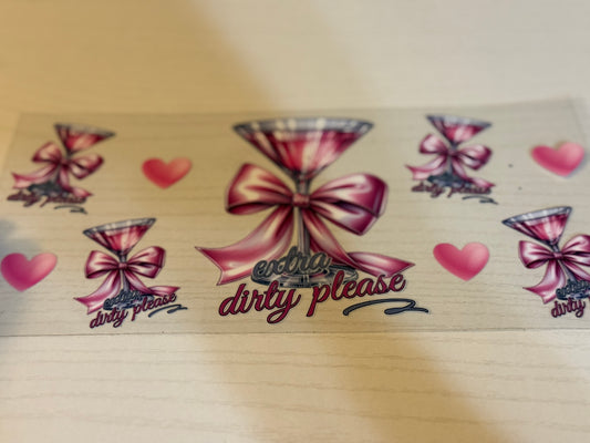 Extra dirty please
