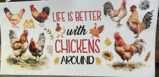 Life is better with chicken around