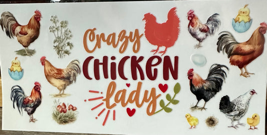 Crazy chicken lady
