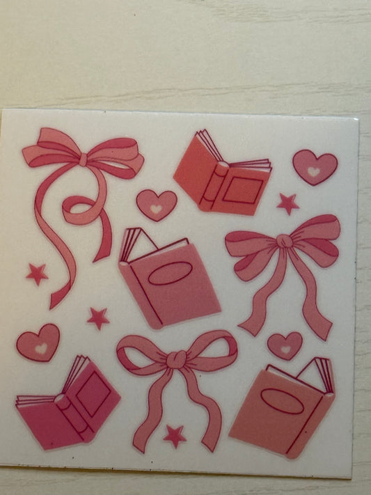 Books and ribbons