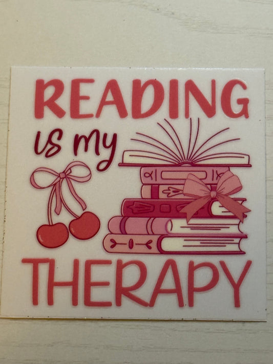 Reading is my therapy