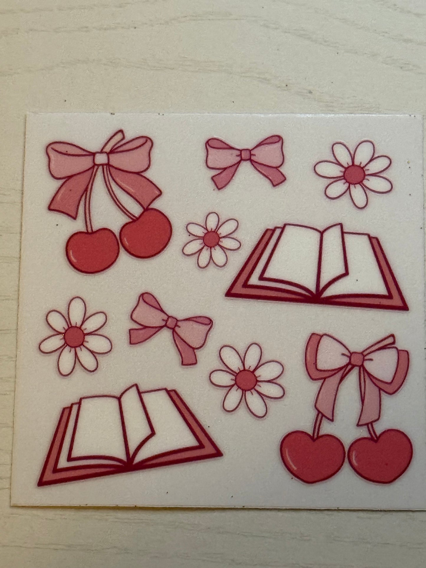 Books and cherries